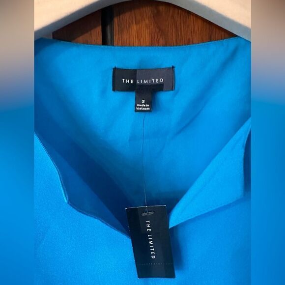 The Limited Cerulean Blue Drawstring mini Dress - Picture 5 of 6